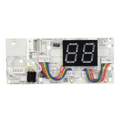 Midea Mini-Split Display Board Replacement Module - 17122000A02135