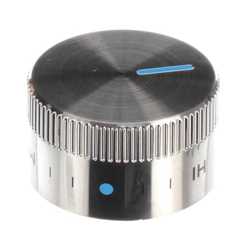 Midea Cooktop SS Knob Assembly Single Ring Element -12971100018821