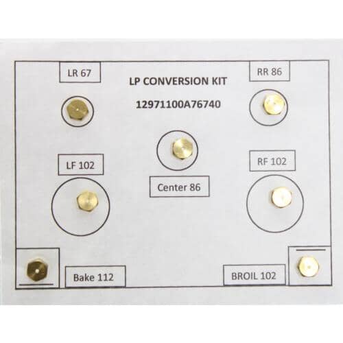 Midea Range LP Conversion Kit -12971100A76740