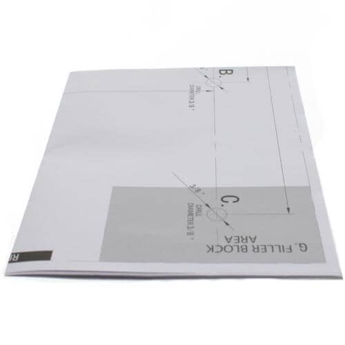 Midea OTR Upper Template -16170000A82918