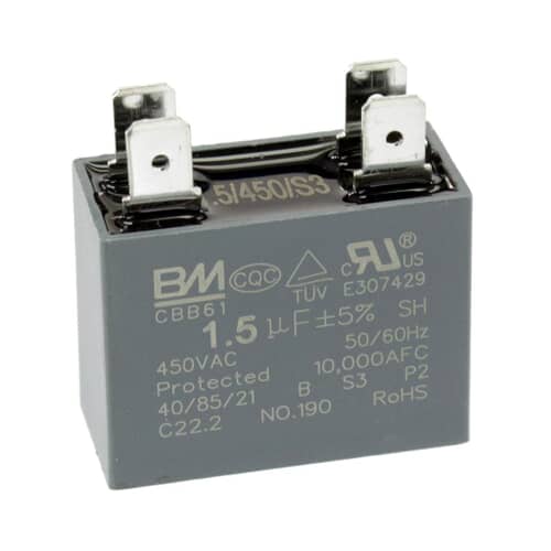 Midea Air Conditioner Capacitor (Fan Motor – 1.5Uf/4) -17400101000081