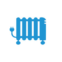 Midea PHO15A2AGW Pelonis 1500W Basic Oil-Filled Electric Radiator