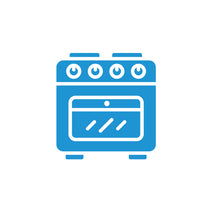 Midea 20BMG4G057B Freestanding Gas Range