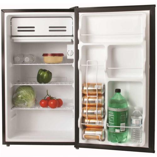 Midea 2493167 3.3 Cu. Ft. Energy Star Compact Refrigerator - Black