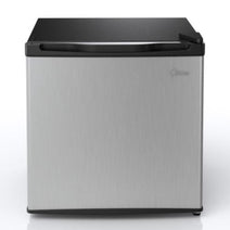 Midea WHS65LSS1 1.6 Cu. Ft. Compact Single Door Refrigerator - Stainless Steel