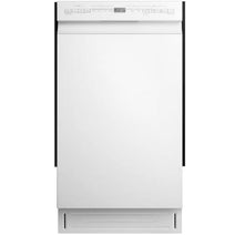 Midea MDF18A1AWW 18-Inch Front Control Compact Dishwasher, White