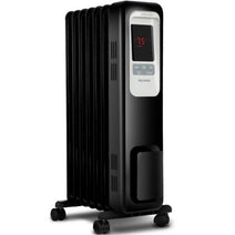 Midea NY150717QR 1500W Quick-Heat Oil-Filled Radiator Heater