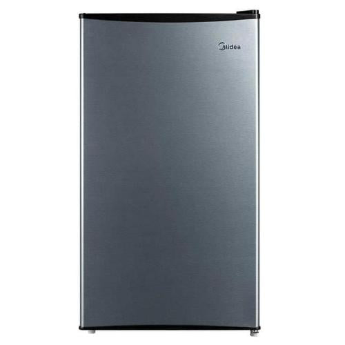 Midea MRM33S7ASL 3.3 Cu. Ft. Compact Single Door Refrigerator - Stainless Steel Finish