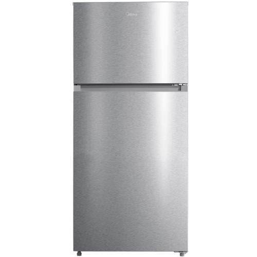 Midea MRT14D2BST 14 Cu. Ft. Top Mount Refrigerator - Stainless Steel