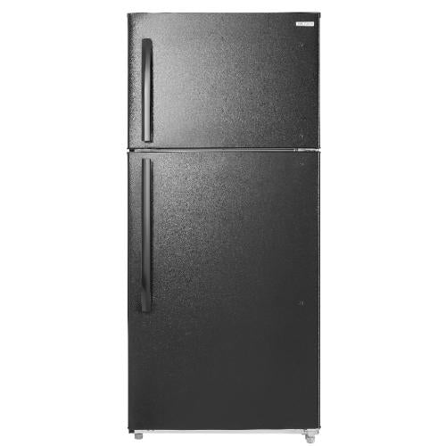 Midea NSRTM18BK8Q 18 Cu. Ft. Top Mount Refrigerator - Double Door Black