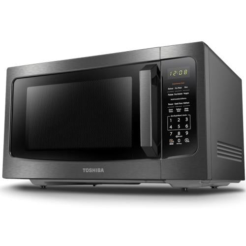 Midea TMC16S4ABS Toshiba 1.6 Cu. Ft. Black Stainless Countertop Microwave