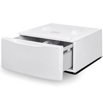 Midea MLP1WW White Laundry Pedestal with Integrated Storage Drawer