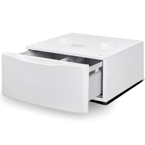 Midea MLP1WW White Laundry Pedestal with Integrated Storage Drawer