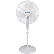 Midea 736547WHITE 16-Inch Deluxe Pedestal Fan, White