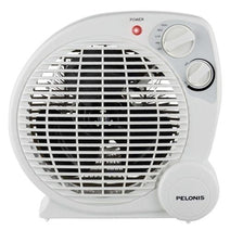 Midea HB211T Desktop Electric Fan Heater with Safety Tip-Over Switch
