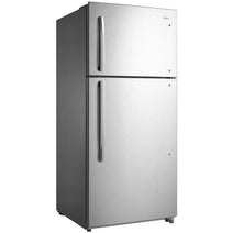 Midea MRT18B2ASL 18 Cu. Ft. Top Mount Refrigerator - Stainless Steel Finish