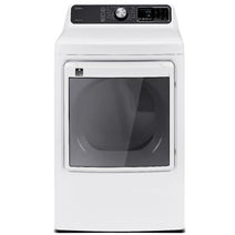 Midea MLG45N3BWW 7.5 Cu. Ft. Top Load Gas Dryer, White