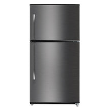 Midea ARF18MSSD 18 Cu. Ft. Top Mount Refrigerator - Double Door Stainless Steel