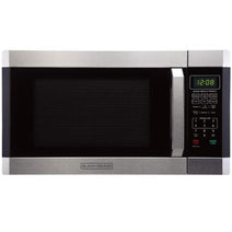 Midea EM145AAKPHB Black+Decker 1.6 Cu. Ft. 1100W High-Power Microwave