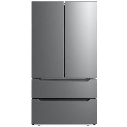 Midea MRQ23P4AST Multi-Door French Door Refrigerator - Stainless Steel