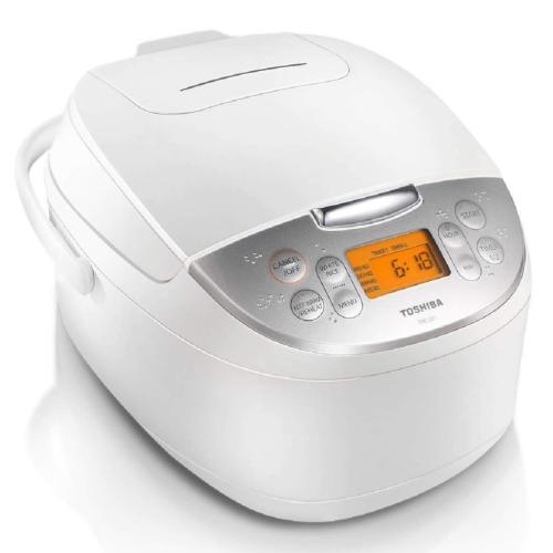 Midea TRCS01 Toshiba 6-Cup (Uncooked) Digital Rice Cooker with Fuzzy Logic