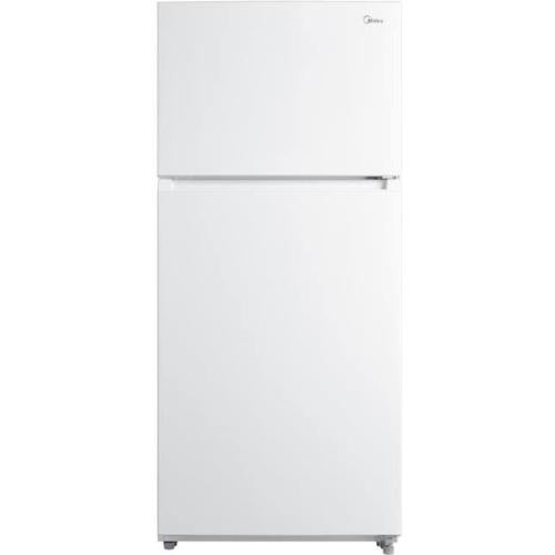 Midea MRT18S4AWW 18.0 Cu. Ft. Top Mount Refrigerator - White Finish