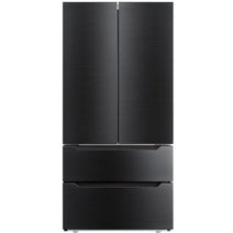 Midea FD225BSS Toscana 22.5 Cu. Ft. French Door Refrigerator - Black Stainless Steel