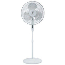 Midea FFS408JCABLK 16-Inch Oscillating Pedestal Fan, Black Finish