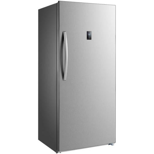 Midea PFV1386MS 13.8 Cu. Ft. Frost-Free Upright Freezer, Stainless Steel