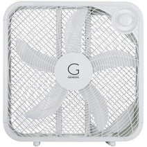 Midea G20BOXWHT Genesis 20-Inch 3-Speed High-Performance Box Fan, White