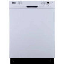 Midea SDW2FCMW Seasons 24-Inch Standard Front Control Dishwasher, White