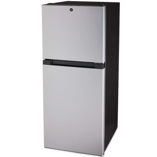 Midea 04315052 Vida by Paderno 4.5 Cu. Ft. 2-Door Compact Refrigerator - Stainless Steel