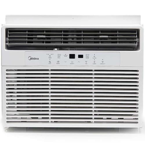 Midea MAW12S1VWWTT 12,000 BTU U-Shaped Window Air Conditioner - White