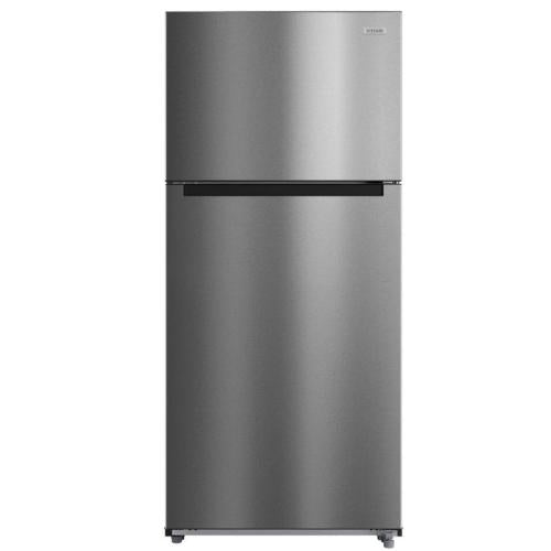 Midea MDTF18SS 18 Cu. Ft. Top Mount Refrigerator - Double Door Stainless Steel