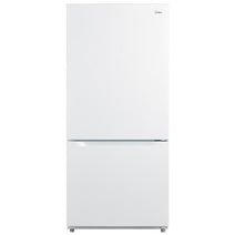 Midea MRB19B6AWW 18.7 Cu. Ft. Bottom Mount Refrigerator - Double Door White