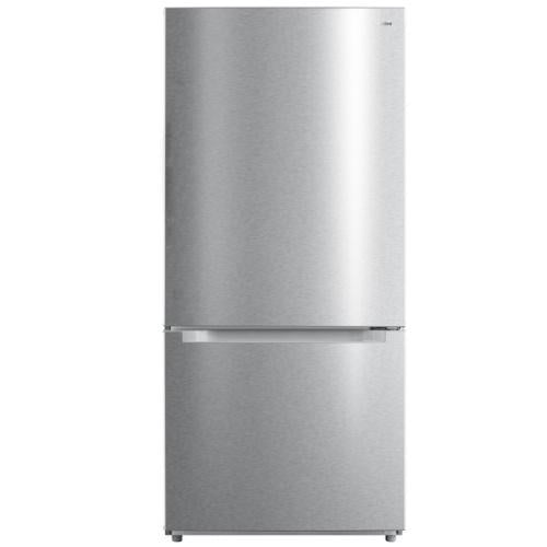 Midea MRB19B6AST 18.7 Cu. Ft. Bottom Mount Refrigerator - Stainless Steel Look