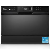 Midea MDC22P1ABB WQP6-3602H-US Countertop Dishwasher, Compact 120V Portable Dishwasher
