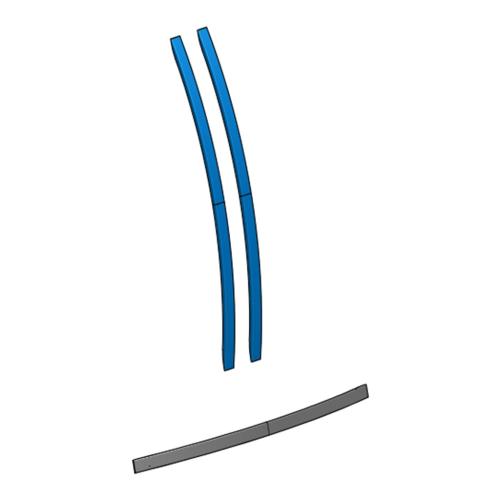 Midea Door Handle Of Fridge Compartment - 12931000015224