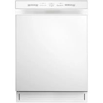 Midea MDF24P1BWW 24-Inch 52 dBA Quiet Front Control Dishwasher, White