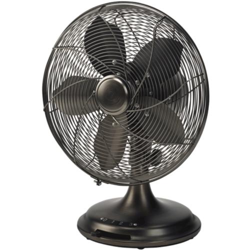 Midea FT3014AU 12-Inch 3-Speed Oscillating Metal Table Fan