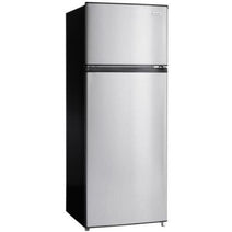 Midea MDFF7SSC 7.1 Cu. Ft. Top Mount Refrigerator - Double Door Stainless Steel