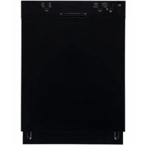Midea SDW2FCMB Seasons 24-Inch Standard Front Control Dishwasher, Black