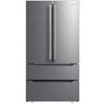 Midea MRQ23BCAST 22.5 Cu. Ft. 36-Inch Counter-Depth 4-Door French Door Refrigerator