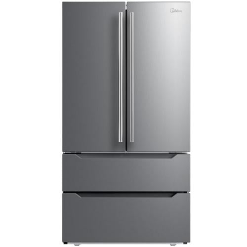 Midea MRQ23BCAST 22.5 Cu. Ft. 36-Inch Counter-Depth 4-Door French Door Refrigerator