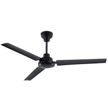 Midea FC140BAAB 56-Inch Industrial All-Metal Ceiling Fan, Black