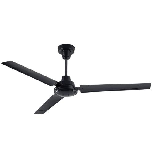 Midea FC140BAAB 56-Inch Industrial All-Metal Ceiling Fan, Black