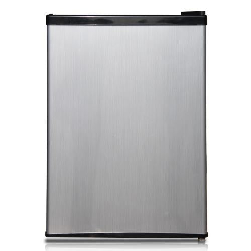 Midea WHS87LSS12 2.4 Cu. Ft. Compact Single Door Refrigerator - Stainless Steel (12 Series)