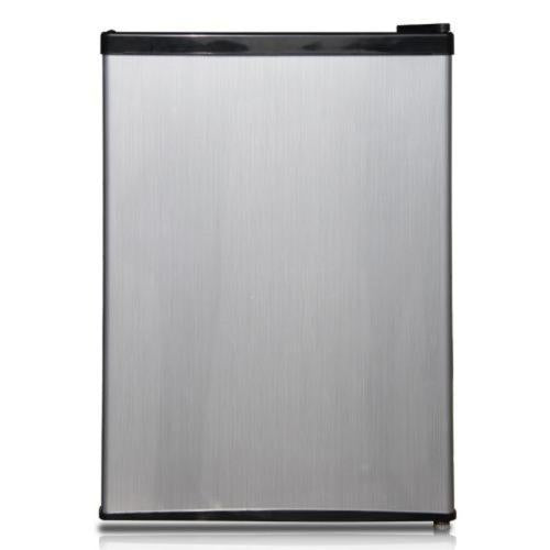 Midea WHS87LSS1 2.4 Cu. Ft. Compact Single Door Refrigerator - Stainless Steel