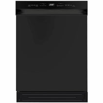 Midea MDF24P2BBB 24-Inch Front Control Hybrid Tub Dishwasher, Black