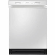 Midea MDF24P2BWW 24-Inch Front Control Hybrid Tub Dishwasher, White